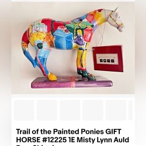 Trail of the Painted Ponies Colorful Gift Horse Figurine